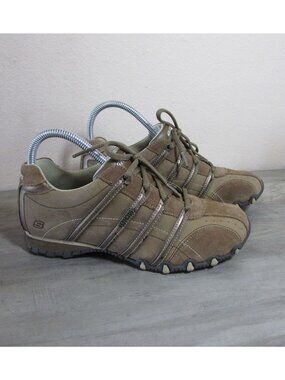 Skechers Women's 7.5 Bikers Patroler Sneaker Shoe Desert 46071/DSCH